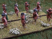 28mmpyrrhic macedonians  Hail Caesar  (17 of 26)  Victrix cretan archers, came out real nice